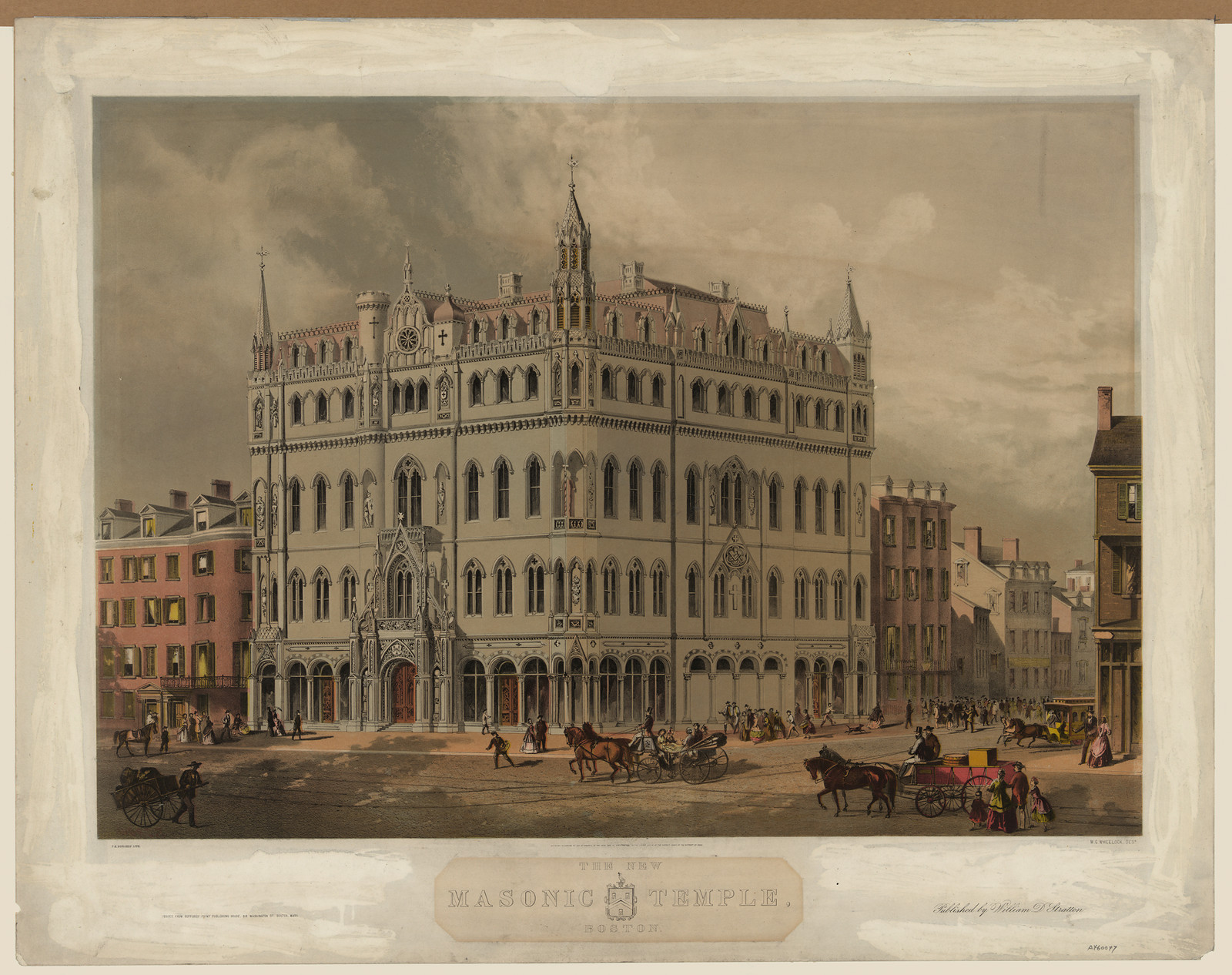 The New Masonic Temple — historic image