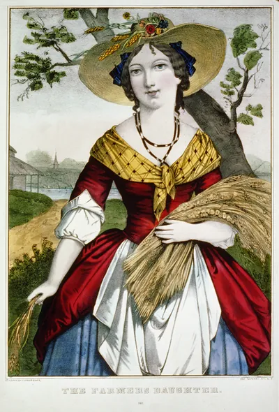 The farmers daughter / lith. & pub. by Currier & Ives.