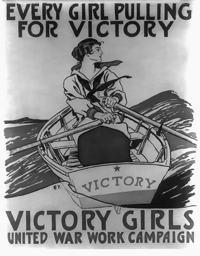 Every girl pulling for victory - Victory Girls United War Work Campaign / E.P.