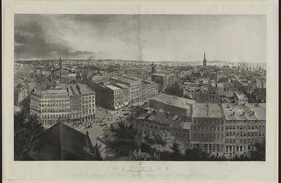 New York from the Cupola of St. John's Church, looking East, South and West