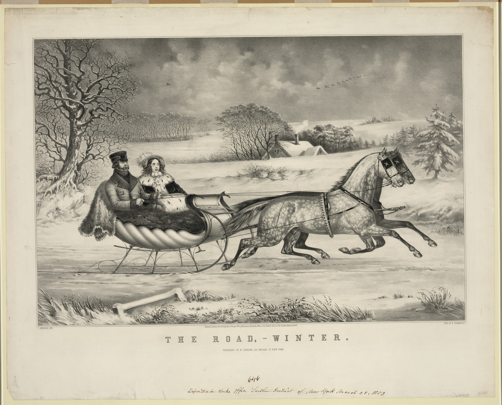 The Road, Winter — historic image