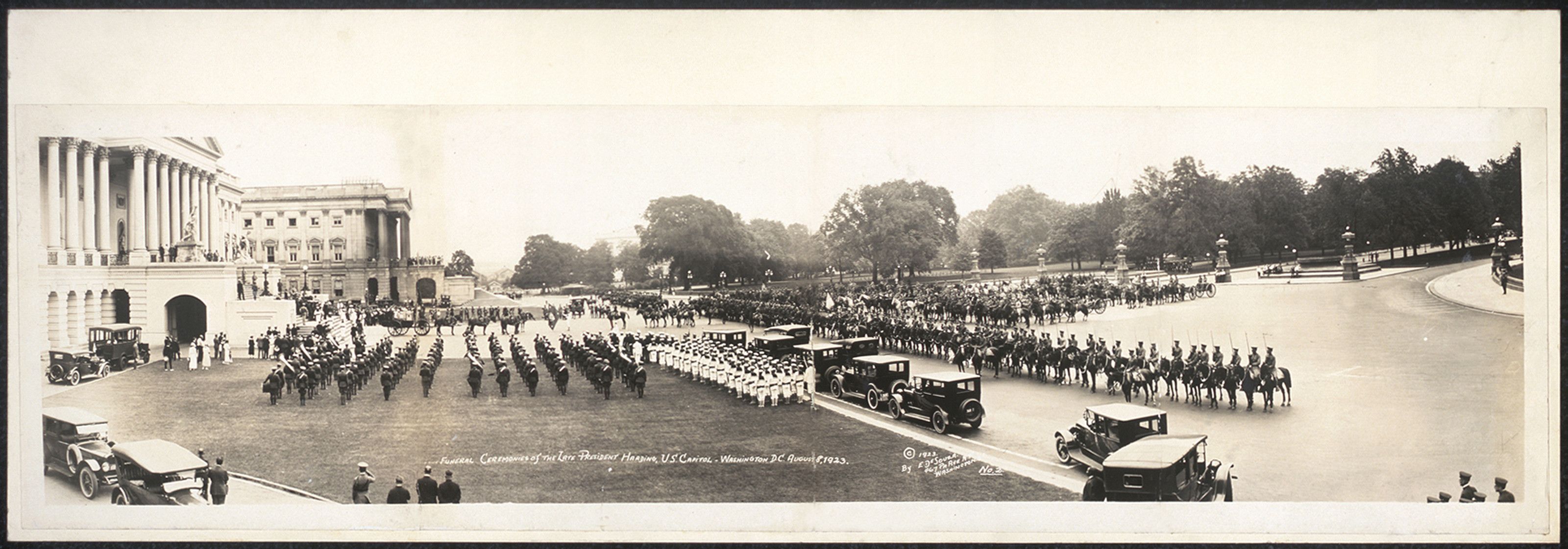 Funeral President Harding Washington, Washington, D.C., 1923, 1923 — historic image