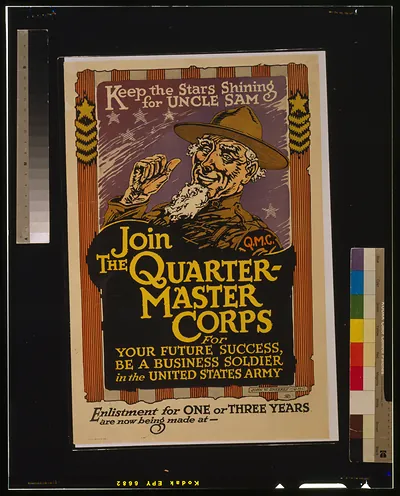 Keep the stars shining for Uncle Sam - Join the Quartermaster Corps / John W. Sheeres - Q.M.C.