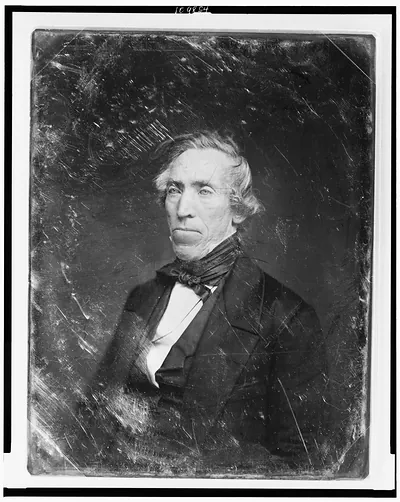Portrait of an unidentified elderly man, daguerreotype