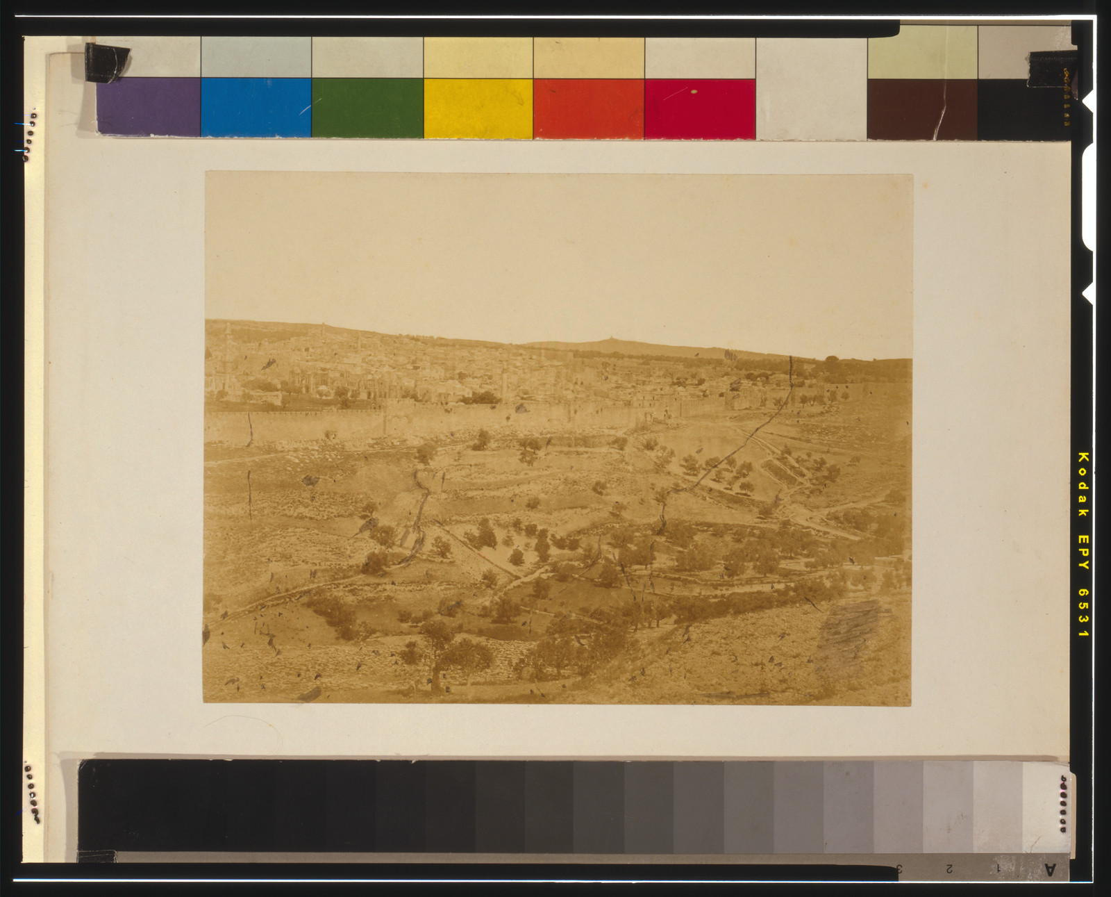 Panorama Jérusalem, Paris : Gidé et J. Baudry, 1856. — historic photograph