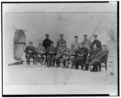 [Charles E. Russell and members of the President's special diplomatic mission to Russia, 1917]