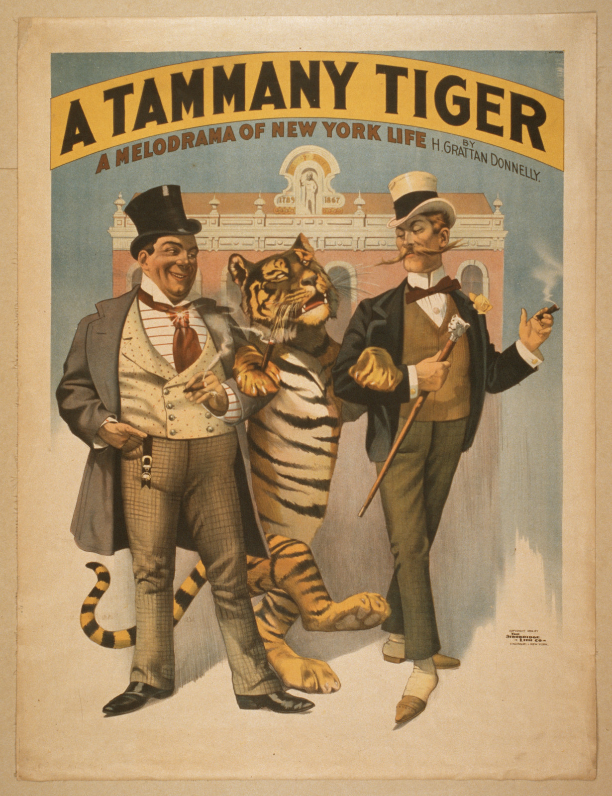 A Tammany Tiger: A Melodrama of New York Life — historic image