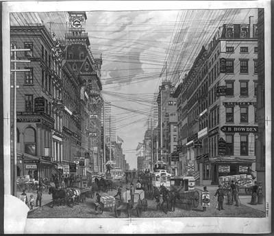 [View of Broadway, New York City]