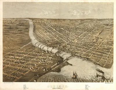 Oshkosh, Wisconsin, 1867