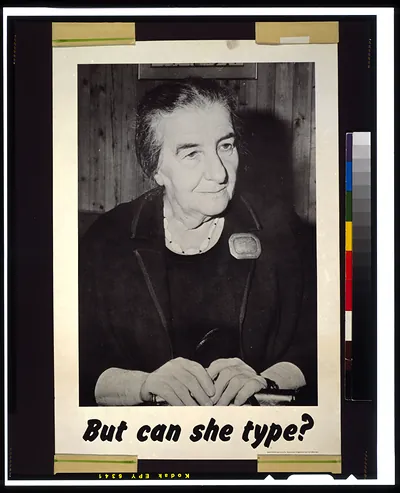 But can she type? [Golda Meir] / Seattle-King County National Organization for Women.