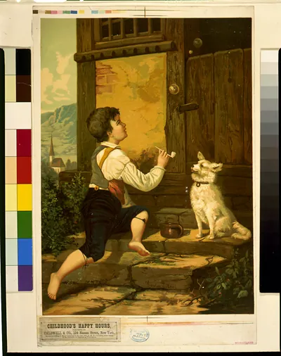 Childhood's happy hours / Wilhelm Pister.