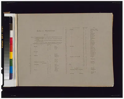 [Page of text with Index of illustrations" from "The attitudes of animals in motion"]"