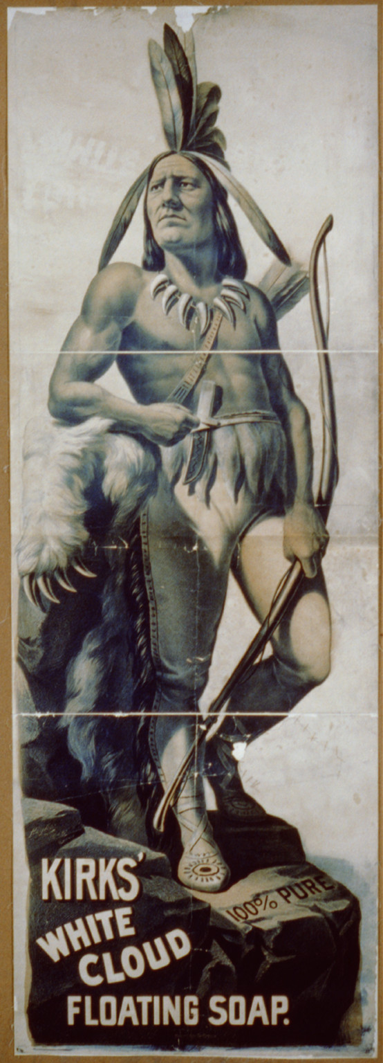 Kirk's White Cloud Floating Soap, Chicago : Hughes Litho. Co., 1888. — vintage poster