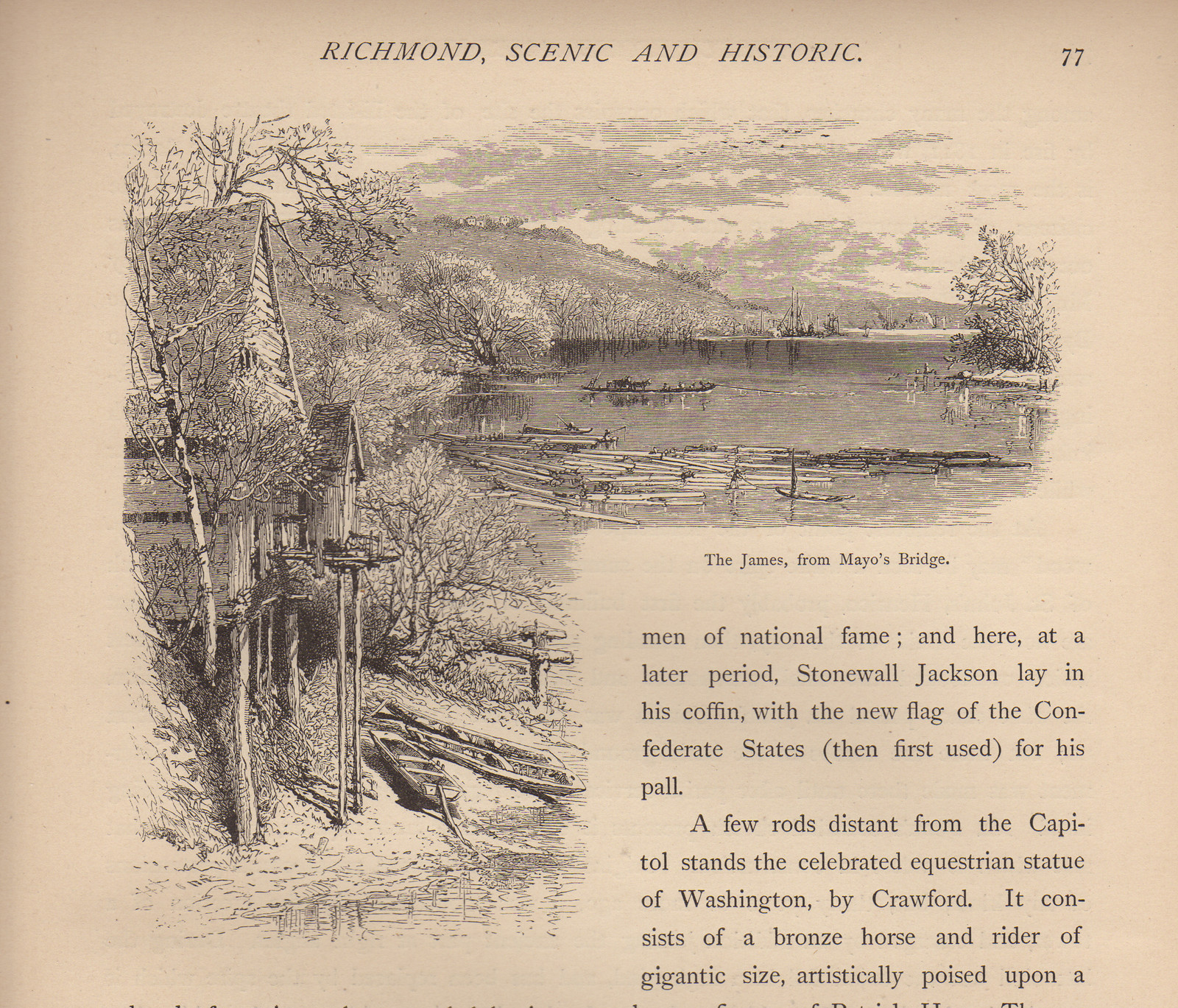The James, from Mayo's Bridge — historic image