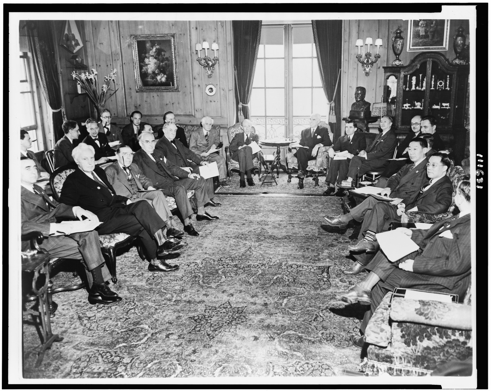 UNCIO heads gather — historic photograph