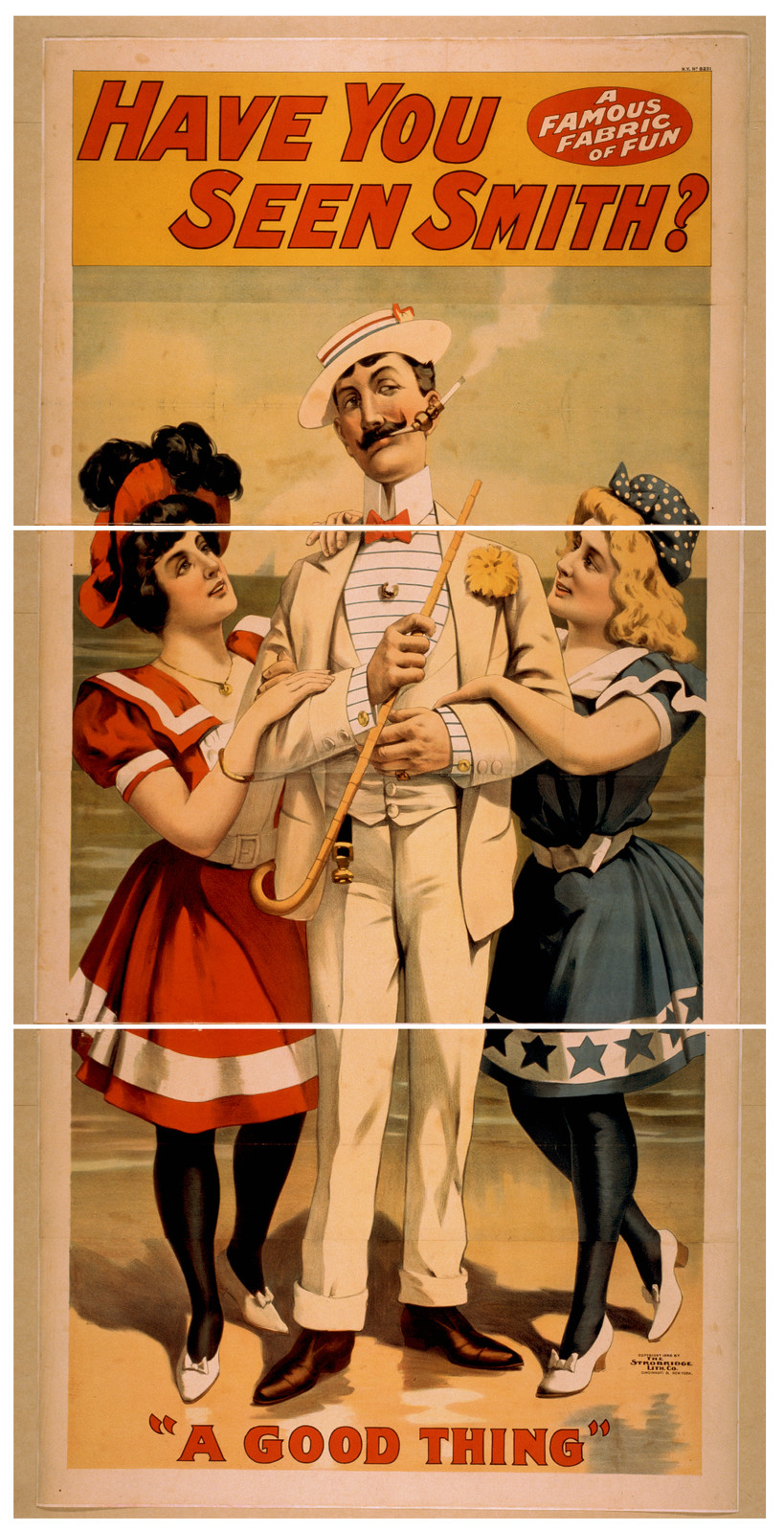 Have you seen Smith? a famous fabric of fun., 1898 — vintage poster