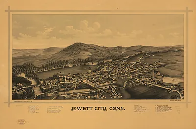 Jewett City, Connecticut, 1889