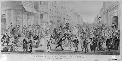 Steamer day in San Francisco