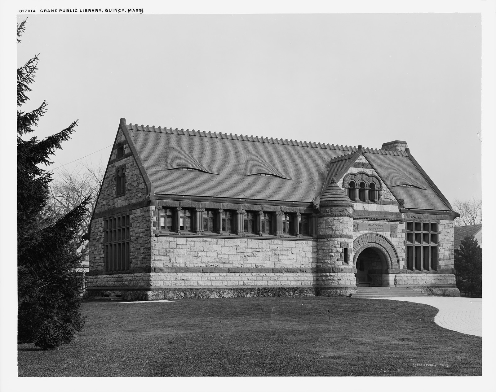 Crane Public Library, Quincy, Mass. — historic image