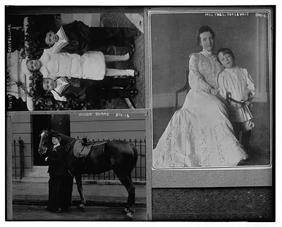 Mrs. Theo. Roosevelt & T.R. Jr.
