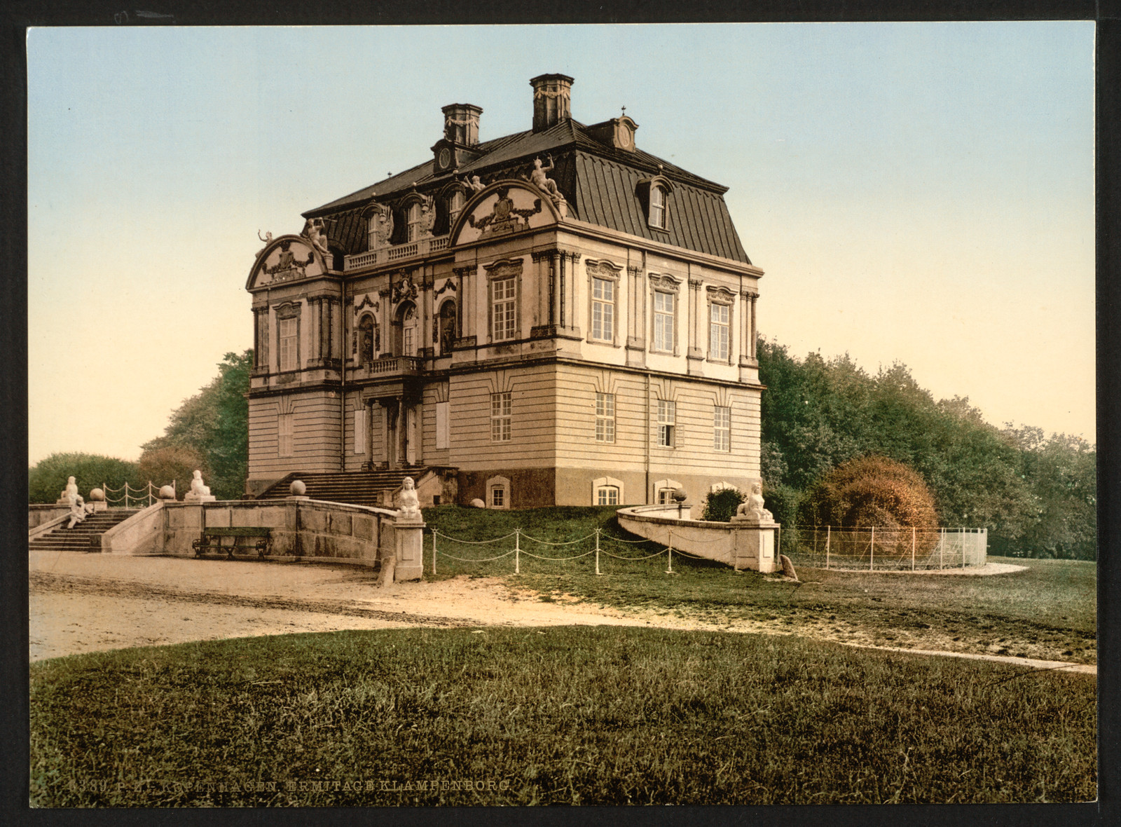 Klampenborg Hermitage Copenhagen Denmark, [between ca. 1890 and ca. 1900]. — historic print
