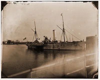 Hampton Roads Virginia. Steamer FORT JACKSON