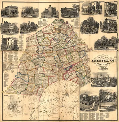 Chester County, Pennsylvania, 1860