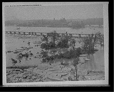 Belle Isle and the James River Falls, Richmond, Va.