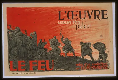LOeuvre de Gustave Teacutery publie Le Feu notes dun combattant par Henri Barbusse