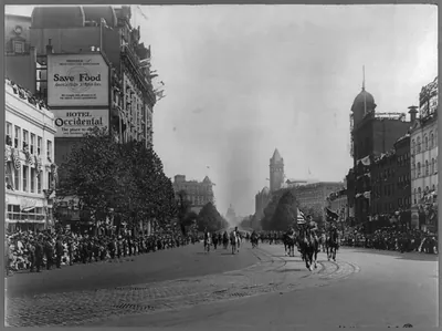 World War I: Home coming parade of First Division, Washington, D.C.