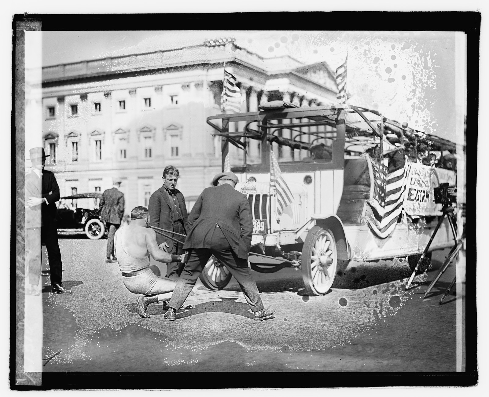 Jim White, champion strong man of Navy, 10/6/21, [19]21 October 6. — historic photograph