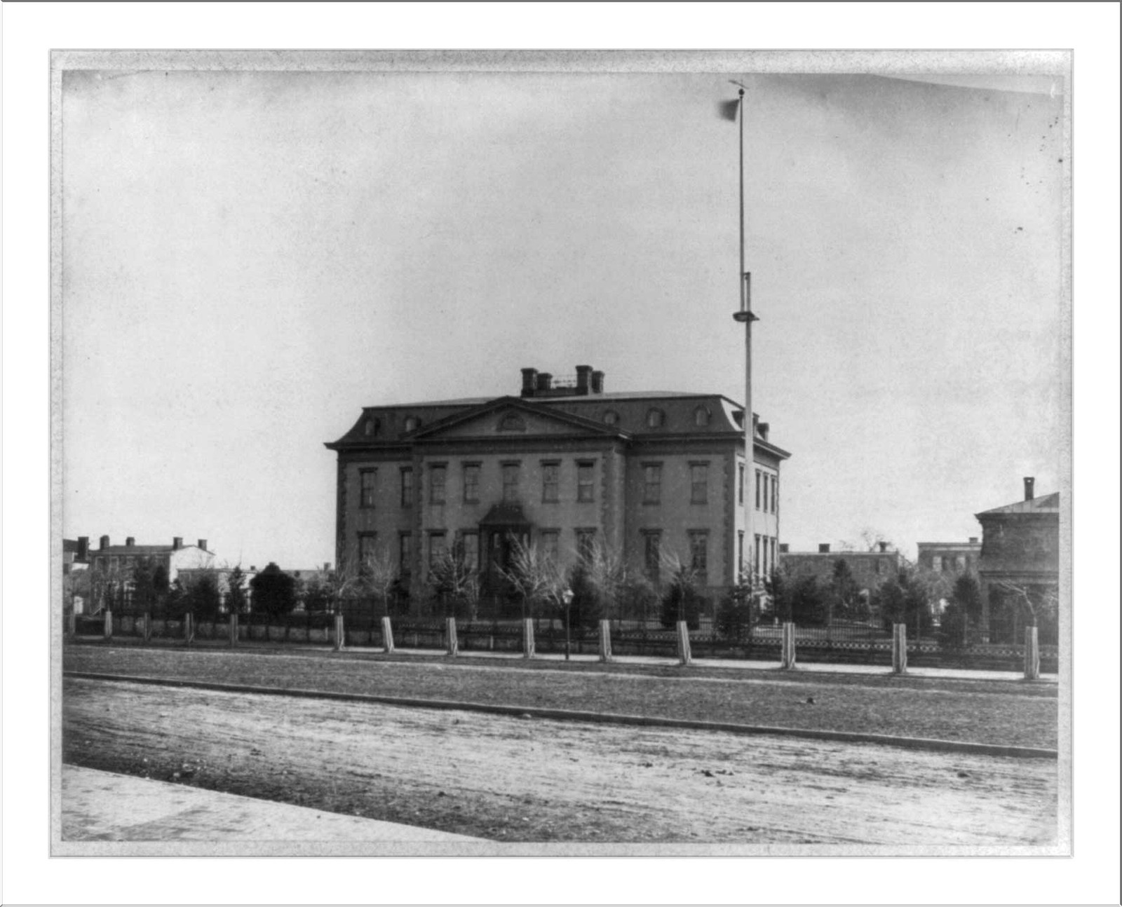 Centennial Exhibition, Philadelphia, 1876: Unidentified building, 1875 — historic photograph