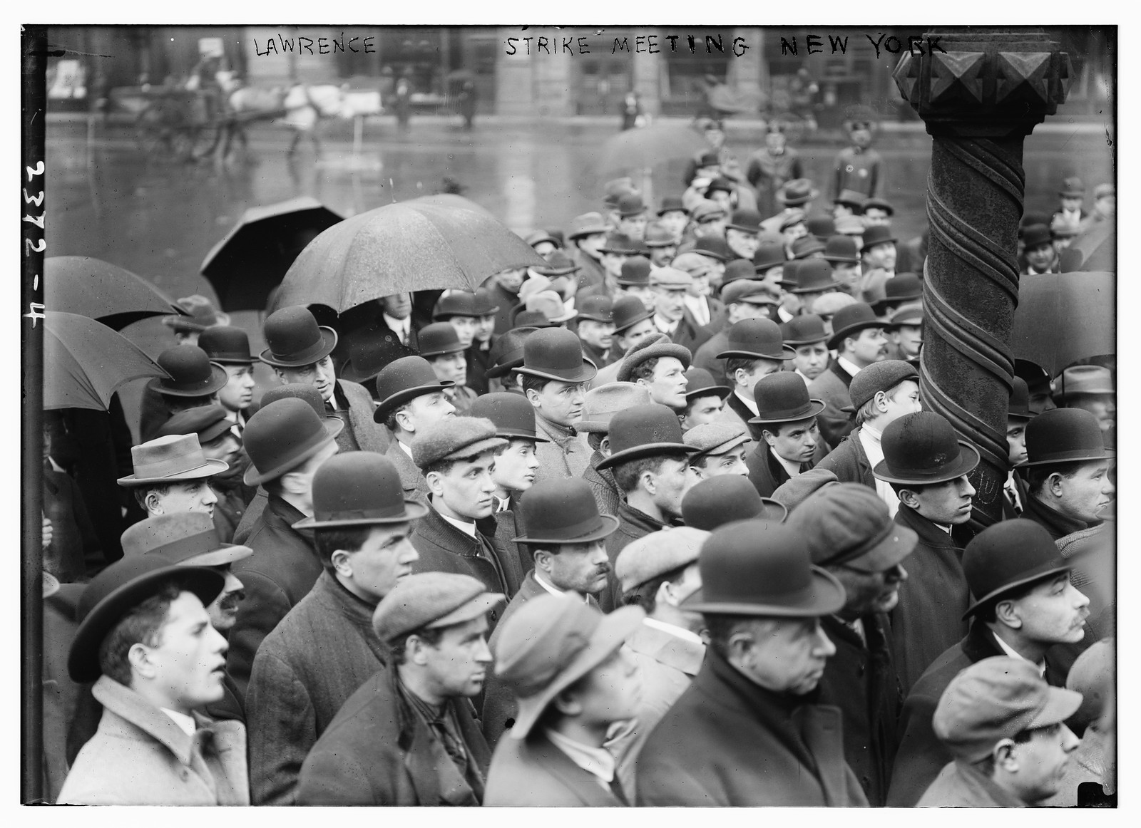 Lawrence, N.Y. - strike meeting, n/a — historic photograph