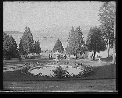 Lake George from Fort William Henry Hotel, Lake George, N.Y.