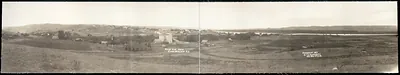 Birds eye view, Chamberlain, South Dakota, 1907