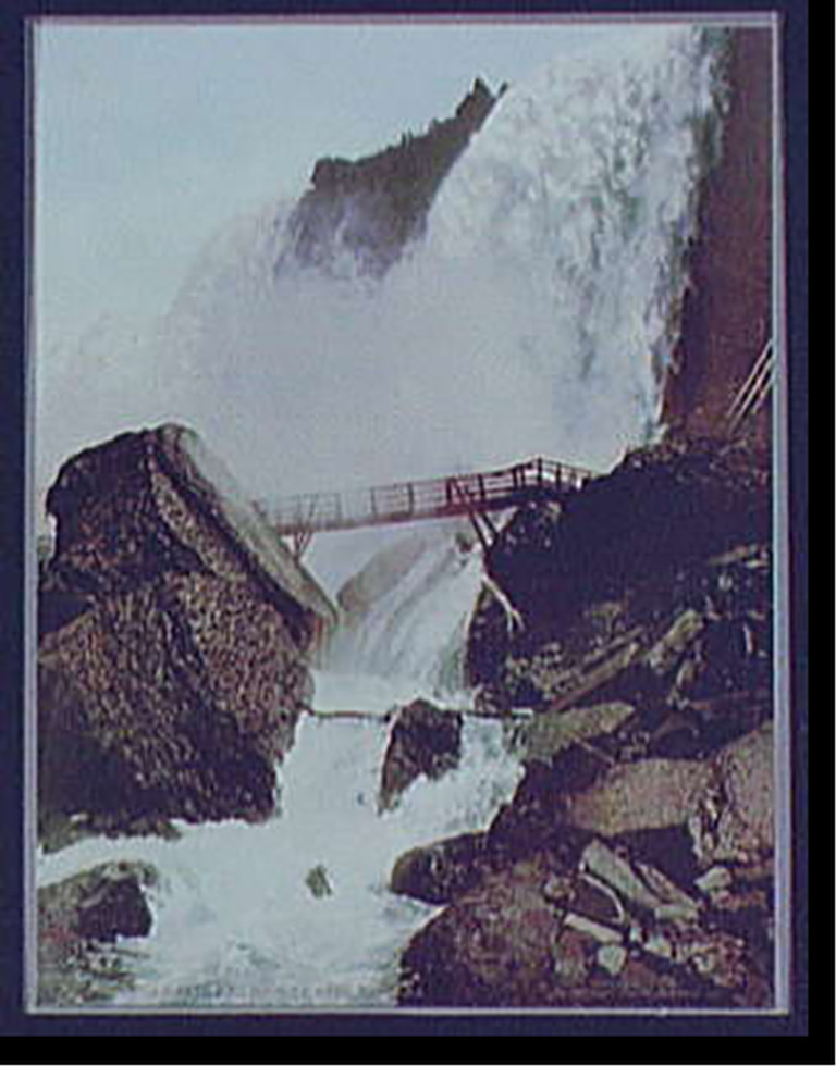 American Fall and Rock of Ages, Niagara, c1898. — historic print