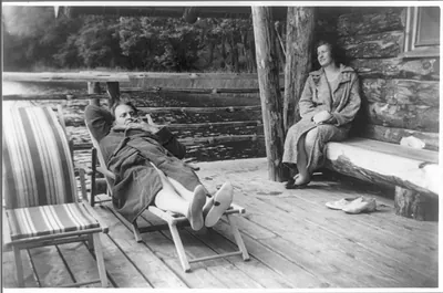 [Hermann Goering - Swedish visitors at the Carinhall Guest House]