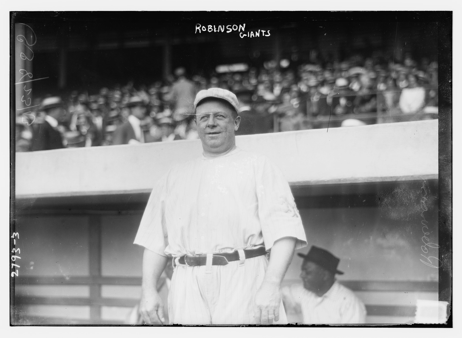 Wilbert Robinson, coach, New York NL Giants (baseball), [1913] — historic photograph