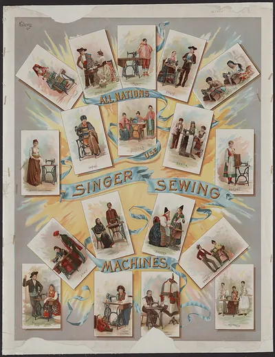 All Nations Use Singer Sewing Machines