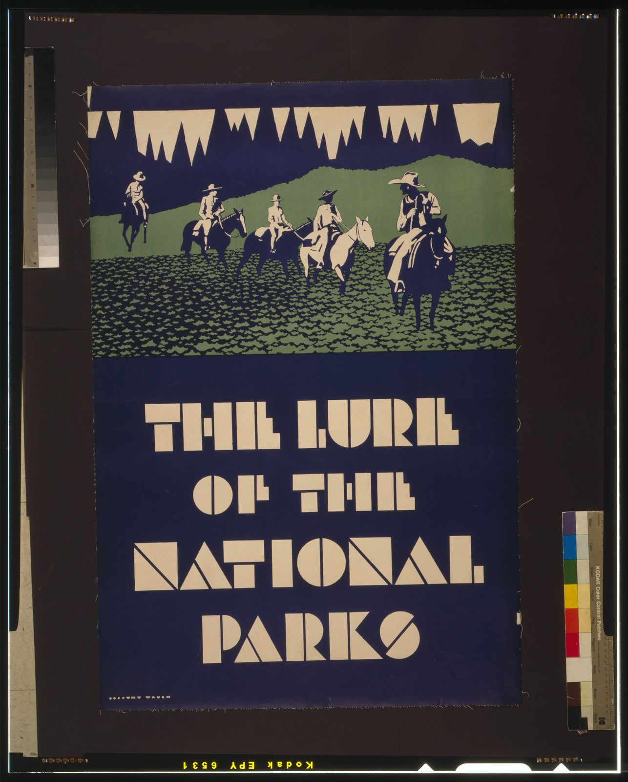 The lure of the national parks / Dorothy Waugh., [between 1930 and 1940(?)] — vintage poster