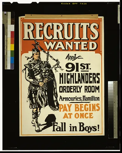 Recruits wanted ... fall in boys!