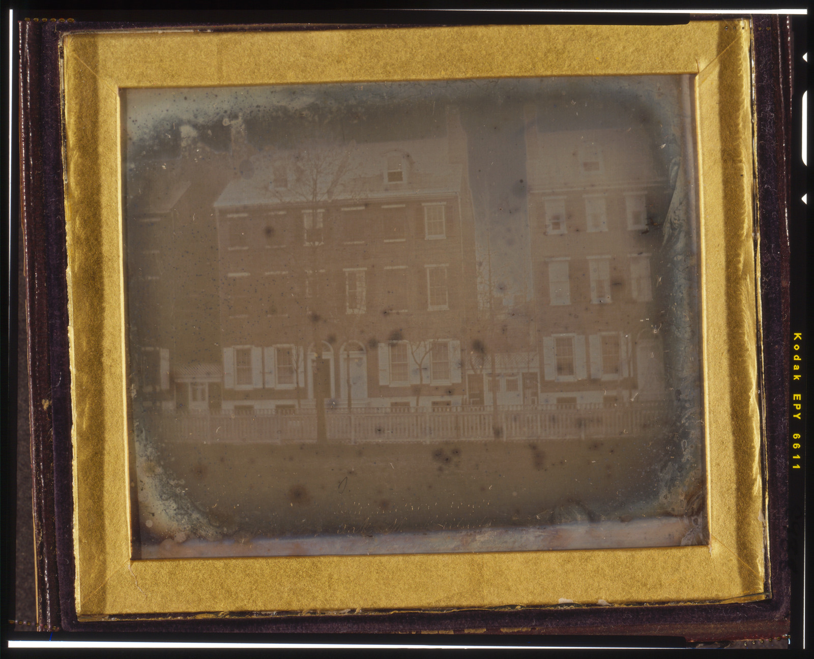 McAllister's house, Oak St., Philada, 1844 — historic photograph
