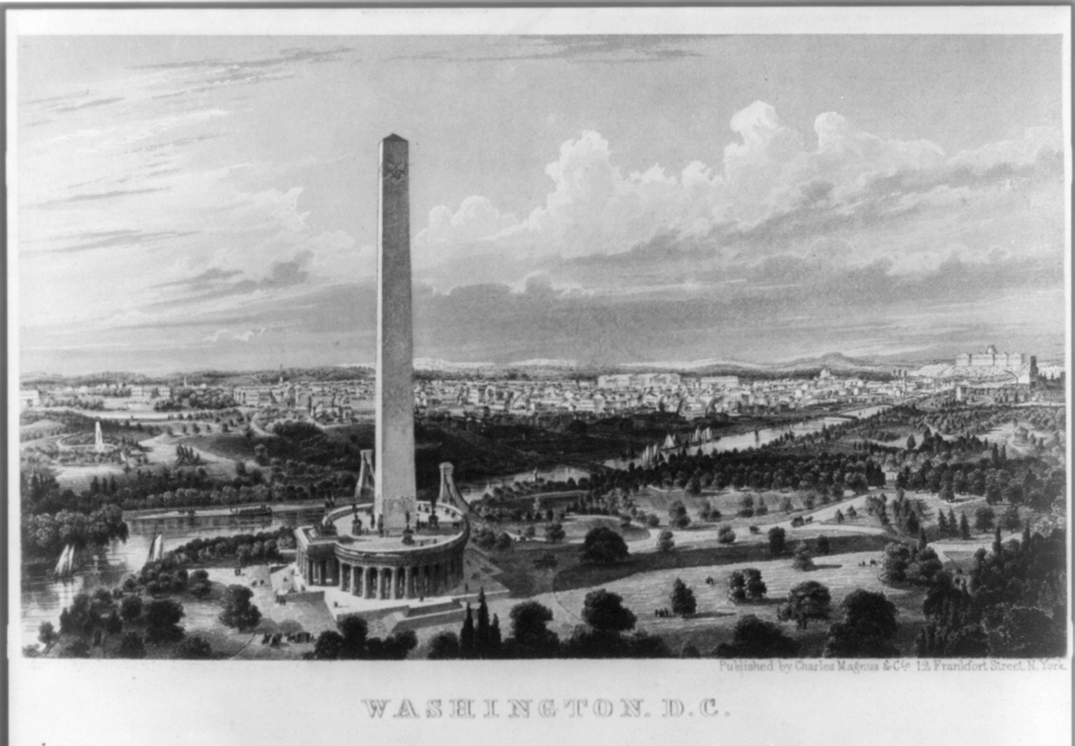 Washington, D.C., [no date recorded on shelflist card] — historic print