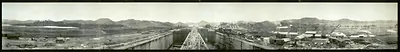 Panoramic view of Miraflores Locks, Panama Canal