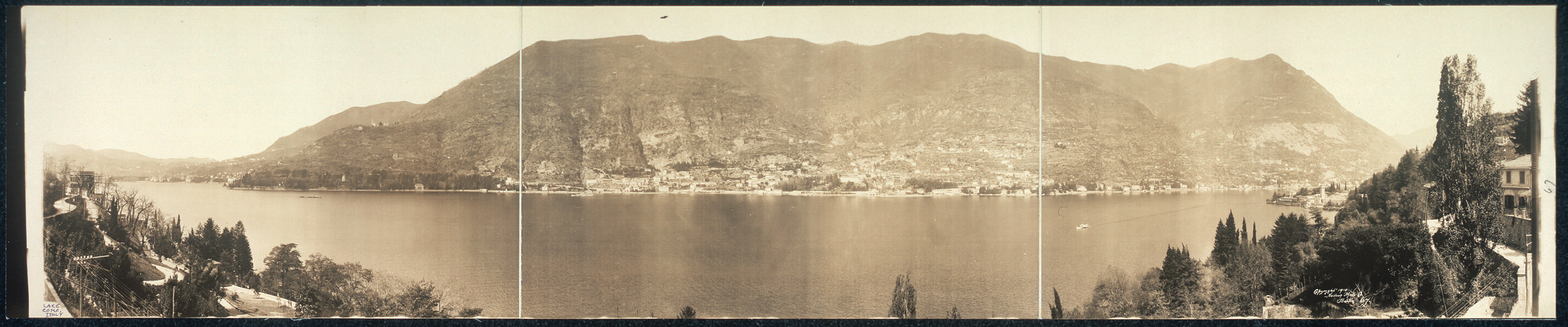 Lake Como, Italy, 1910, 1910 — historic image