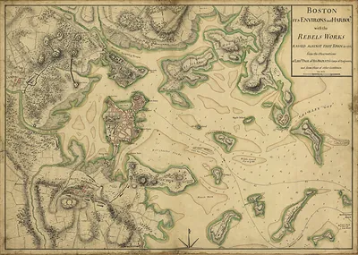 Boston and Environs, Massachusetts, 1775