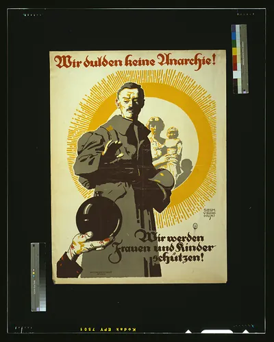 Wir dulden keine Anarchie! / Siegm. v. Suchodolski.