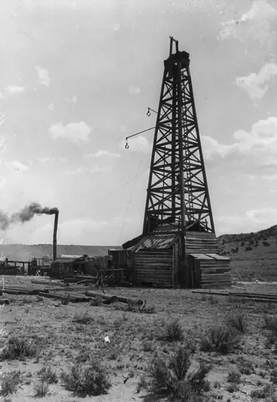 E.T. Williams oil well, Aztec, New Mexico