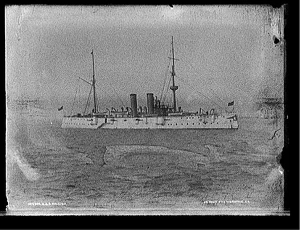 U.S.S. Raleigh, [between 1894 and 1901] — historic photograph