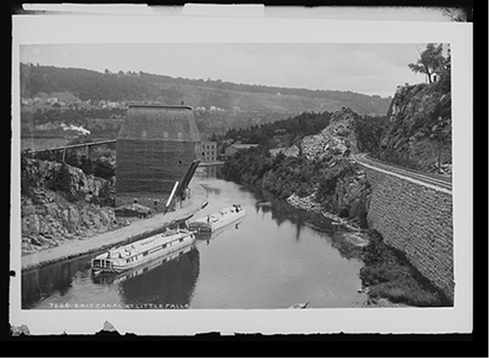 Erie Canal at Little Falls, [between 1880 and 1897] — historic photograph